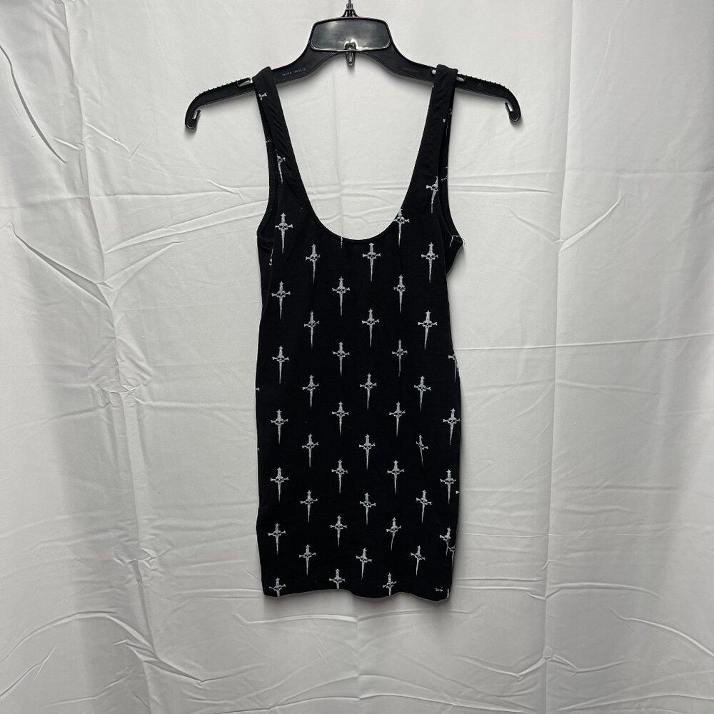 LIP SERVICE Dagger Logo Tank Mini Dress - Sz S